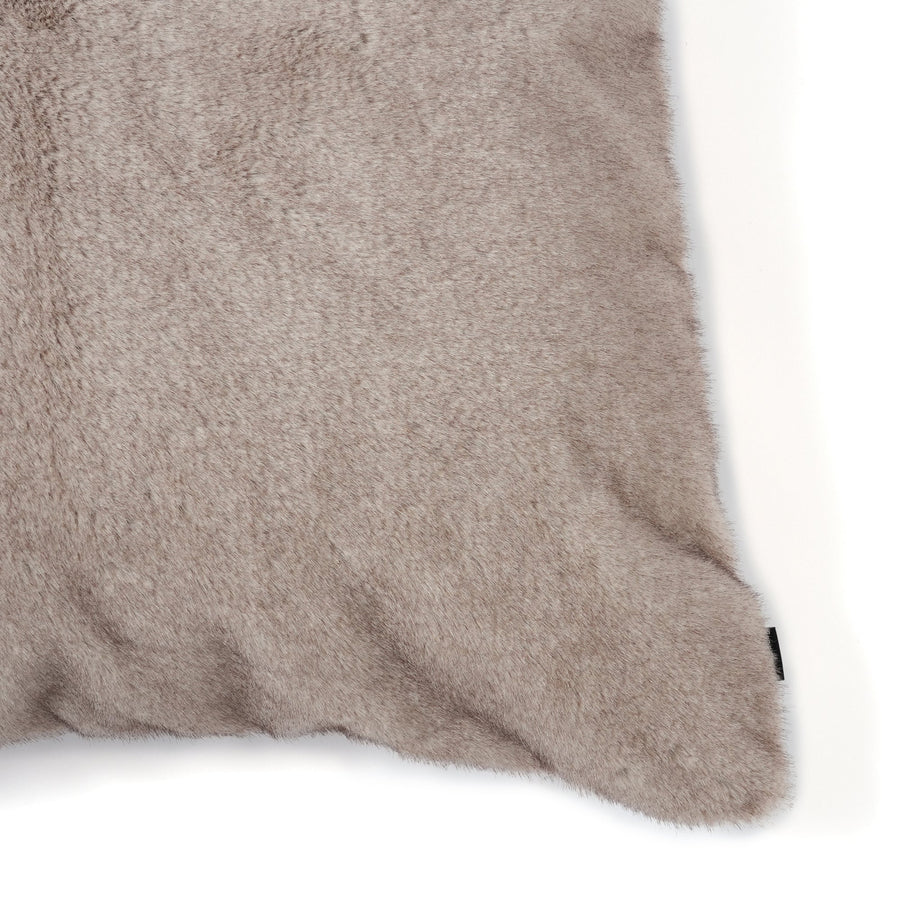 ファー クッションカバー 600×600 ベージュ（G-097）
