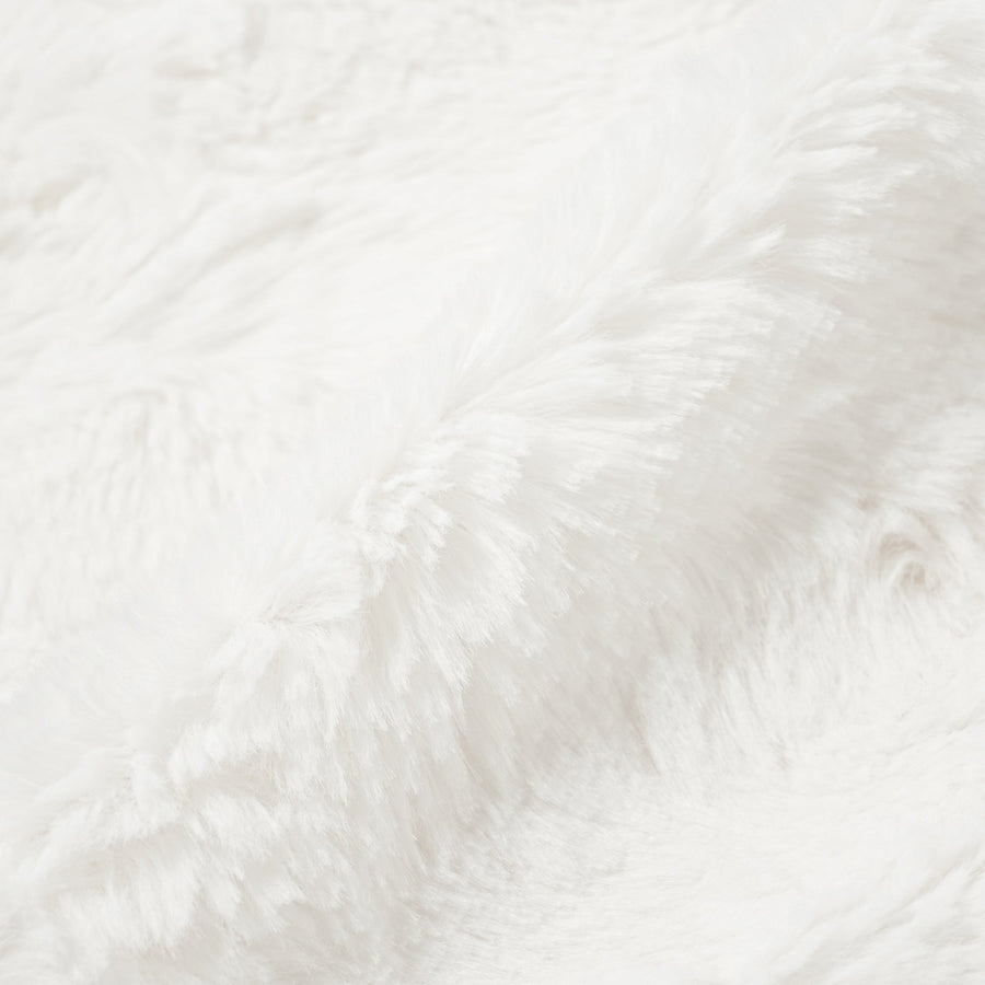 ファー クッションカバー 450×1000 ホワイト（A-112）