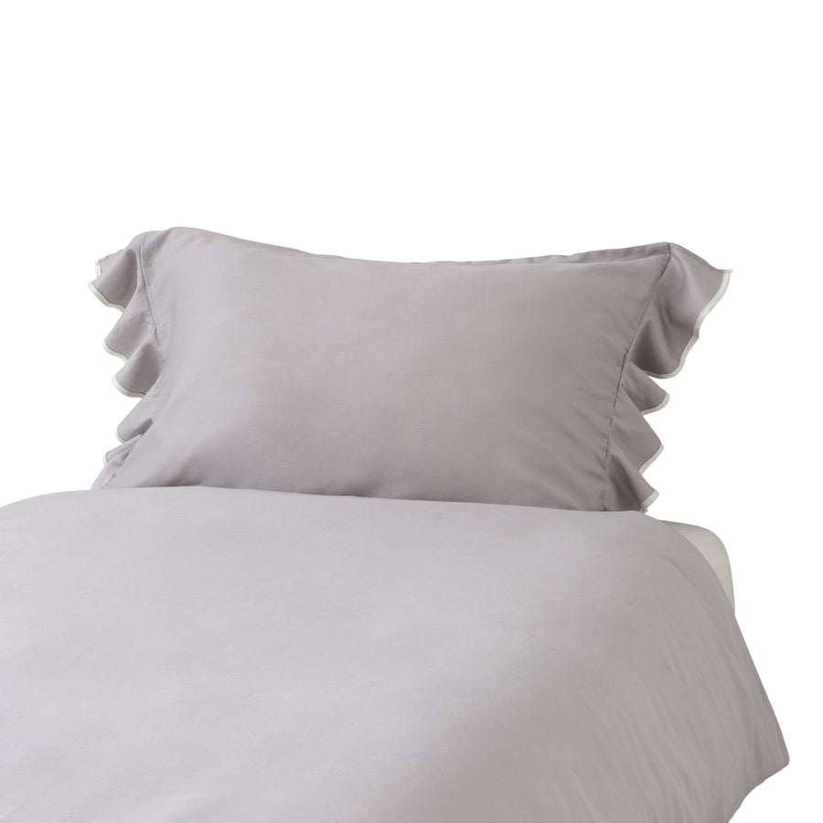 Luance pillow cover 700 x 500 gray x white