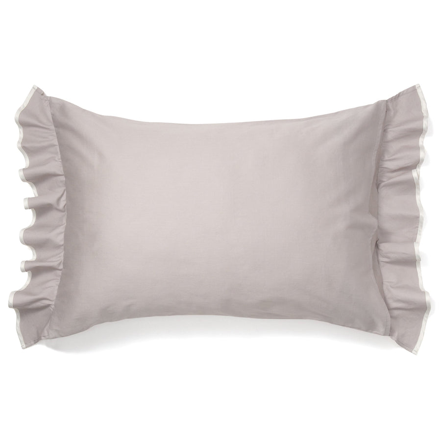 Luance pillow cover 700 x 500 gray x white