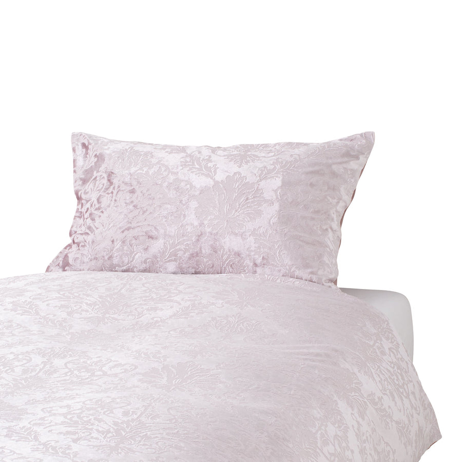 WARMY Jacquard Damask Pillowcase 700 x 500 Light Purple