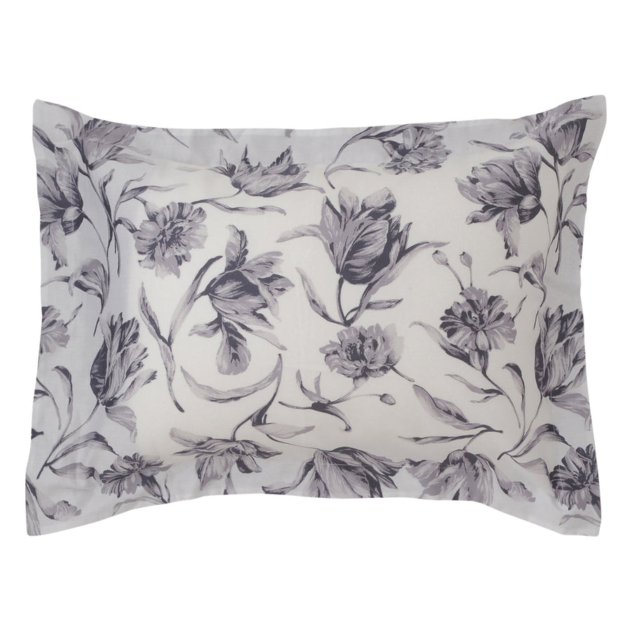 Lilia Pillow Cover, Grey