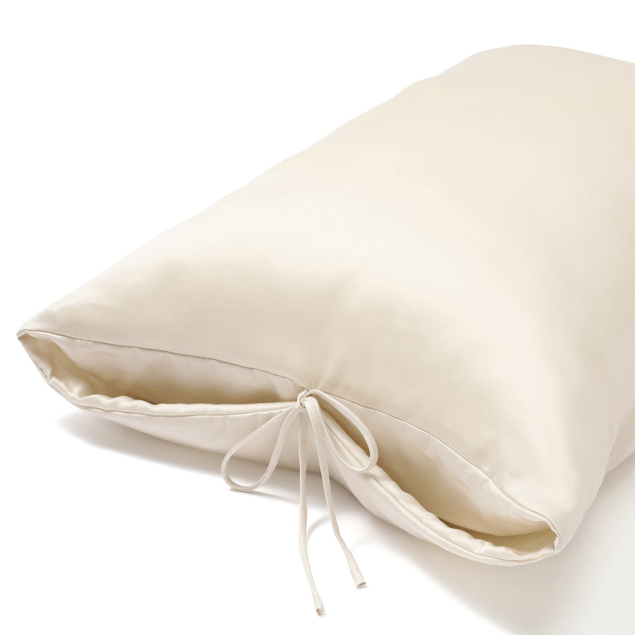 CICA加工 スリムリボン まくらカバー 700×500 アイボリー