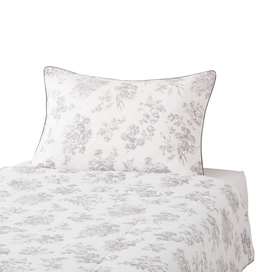 ふわろ 夏でもひんやりもちもち まくらカバー クラシックフラワー 700×500