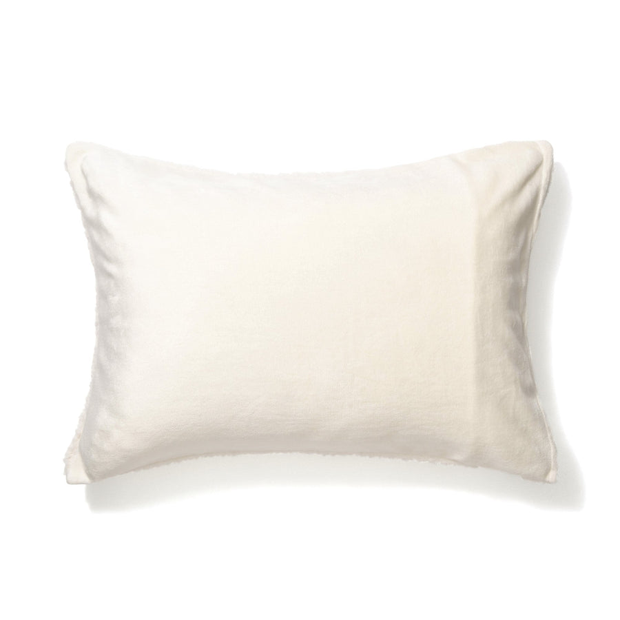 WARMY プードル×ボア まくらカバー アイボリー