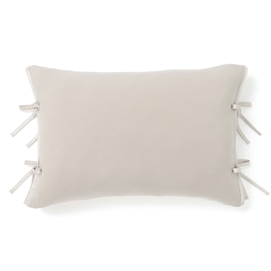 CICA加工 サテンリボン まくらカバー 700×500 グレージュ