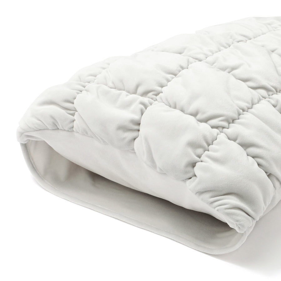 WARMY スクエアキルト まくらカバー 700×500 グレー
