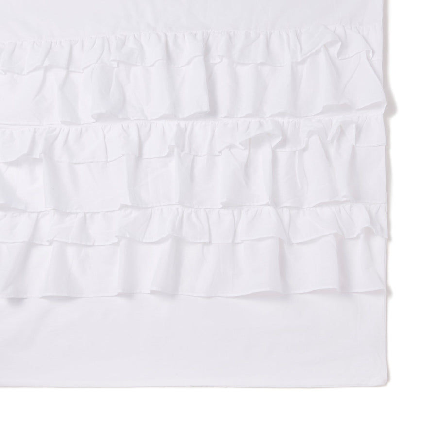 Puffle Duvet Cover Single White