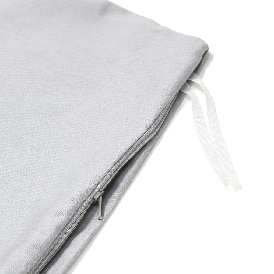 Luance duvet cover, semi-double, gray x white