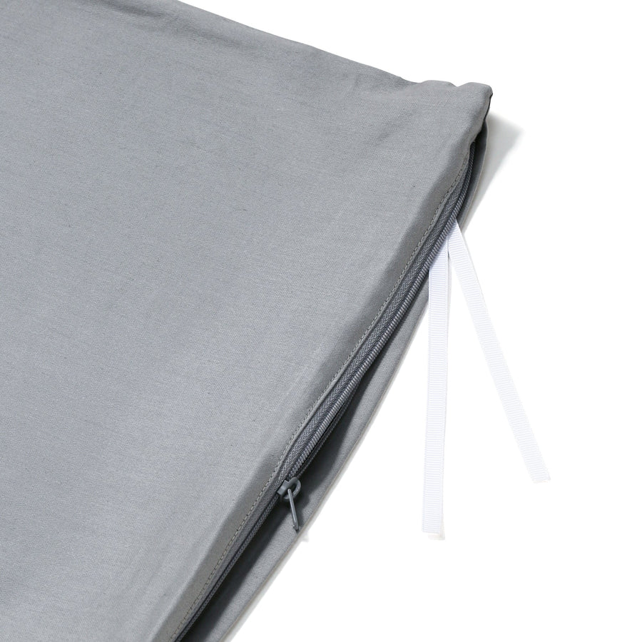 Weltz Duvet Cover, Semi-Double, Gray x White