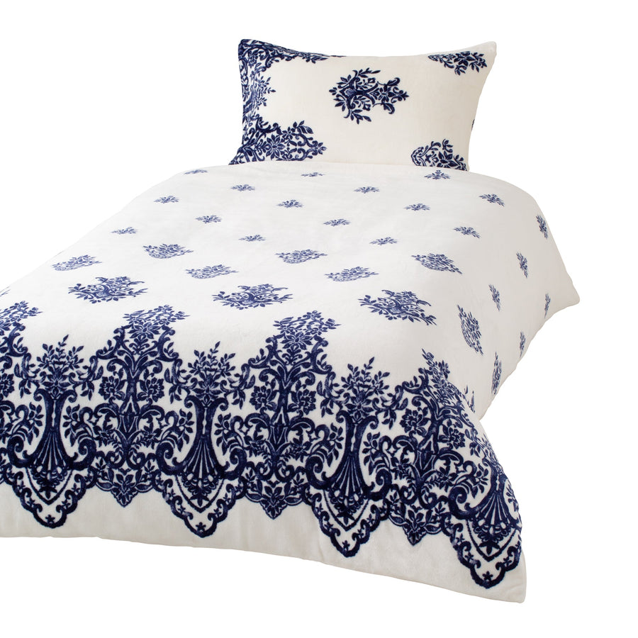 Lamens Duvet Cover Double Navy