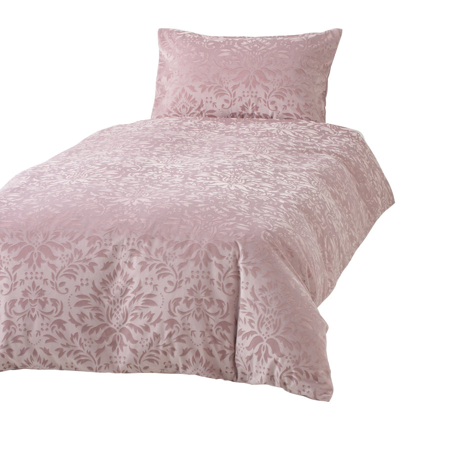 WARMY Damask Duvet Cover, Single, Light Purple