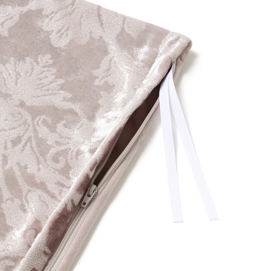 WARMY Jacquard Damask Duvet Cover, Semi-Double, Light Purple