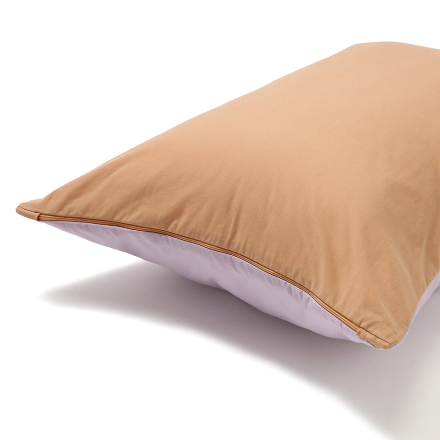 カラフル寝具カバーセット シングル ピンク×オレンジ