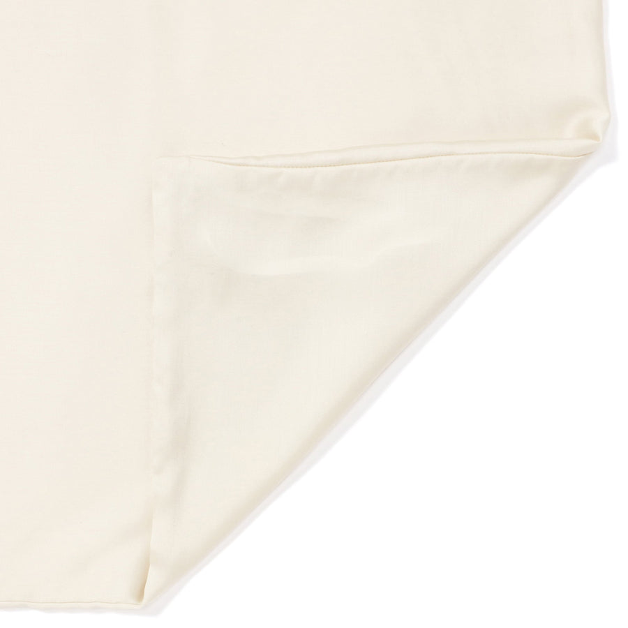 CICA加工 スリムリボン 掛け布団カバー ダブル アイボリー