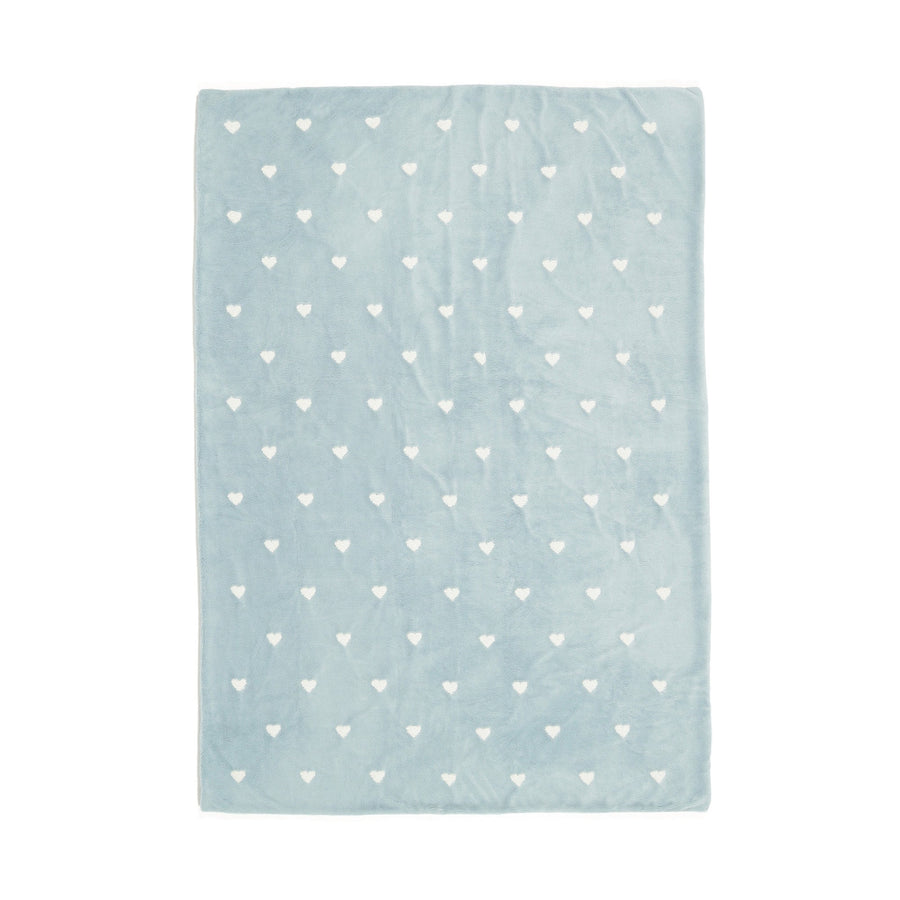 WARMY ハート 掛け布団カバー セミダブル ブルー