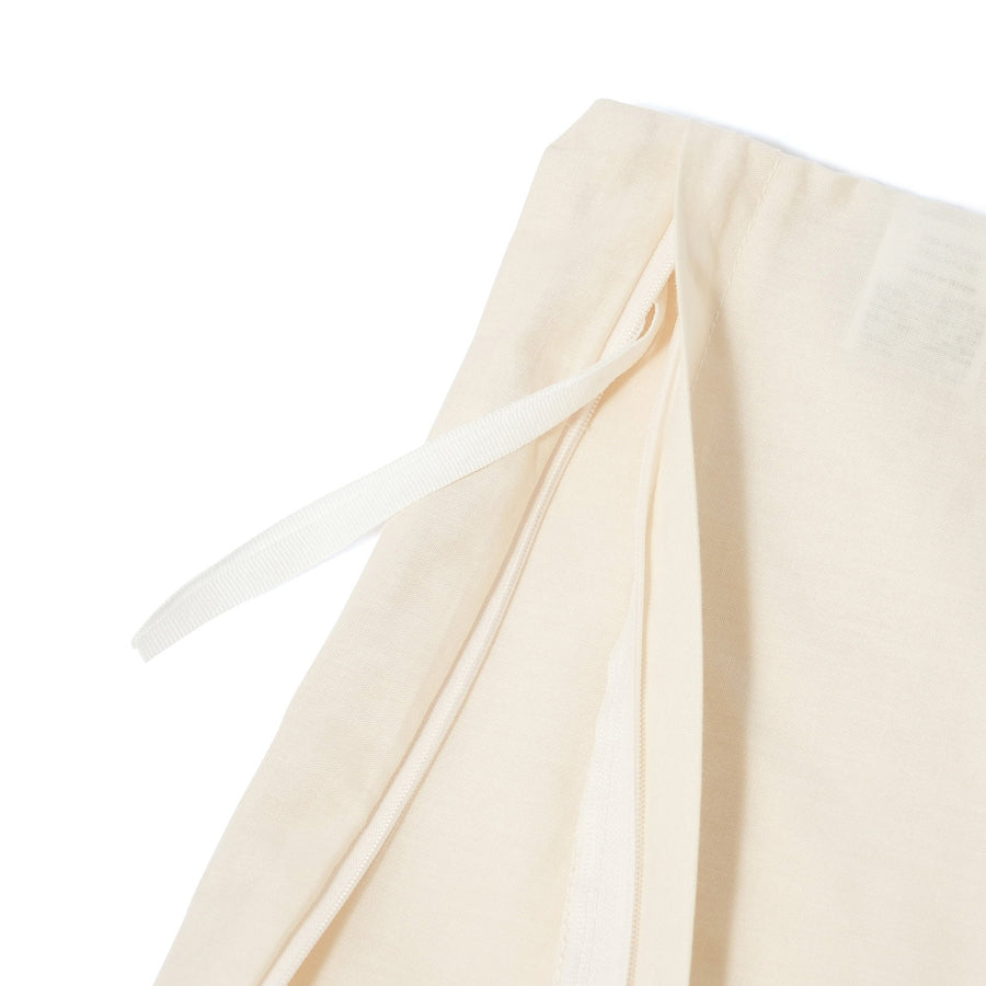 デイジーエンブロイダリー 掛け布団カバー セミダブル アイボリー