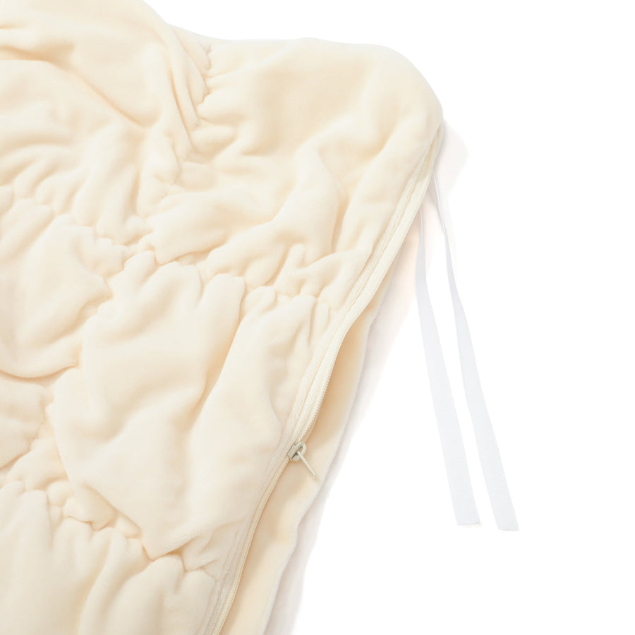 WARMY スクエアキルト 掛け布団カバー セミダブル アイボリー