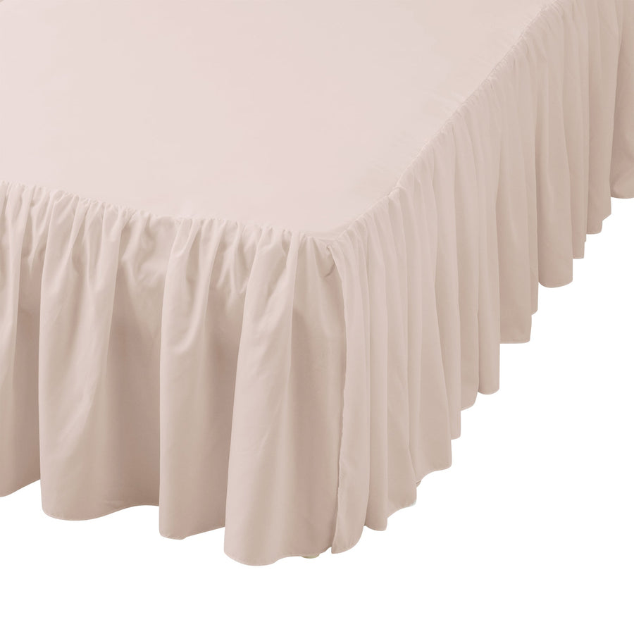 Privacy frilled sheets, semi-double, pink