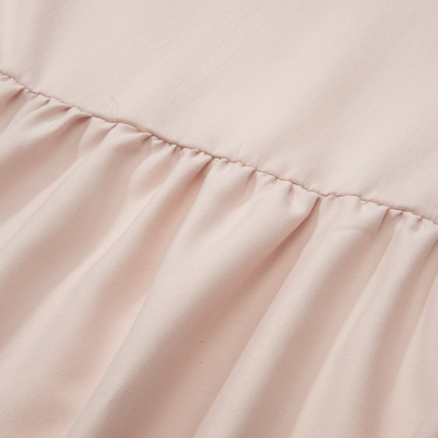 Privacy frilled sheets, semi-double, pink