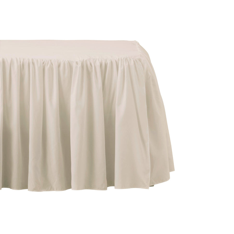 Privacy frilled sheet, single, beige