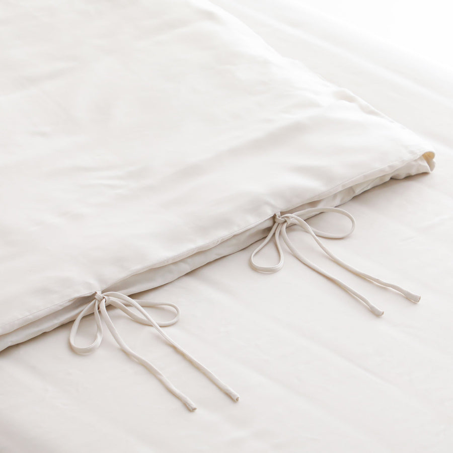 CICA加工 ボックスシーツ セミダブル アイボリー