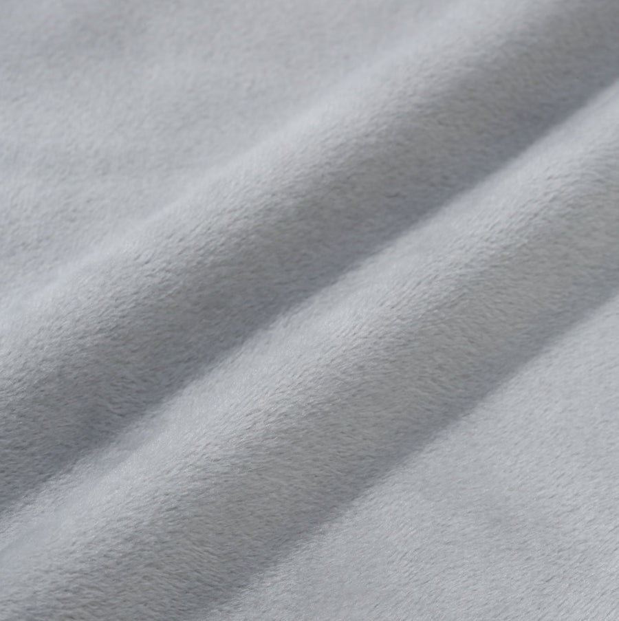 WARMY マイクロファイバー ボックスシーツ セミダブル グレー