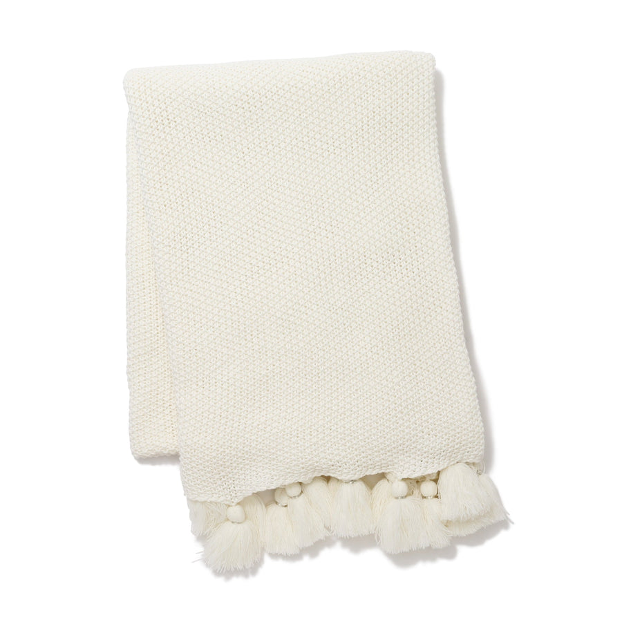 Kano Throw (Knee Blanket) 1700 x 1300 Ivory