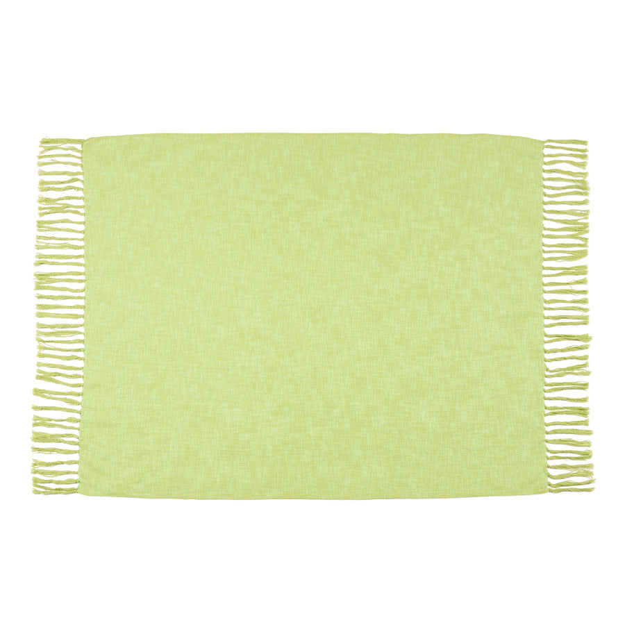 Flam Throw (Lap Blanket) Light Green