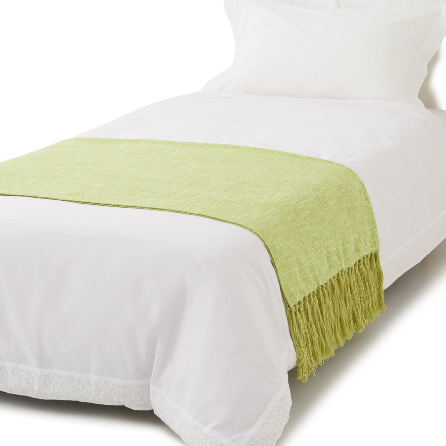 Flam Throw (Lap Blanket) Light Green