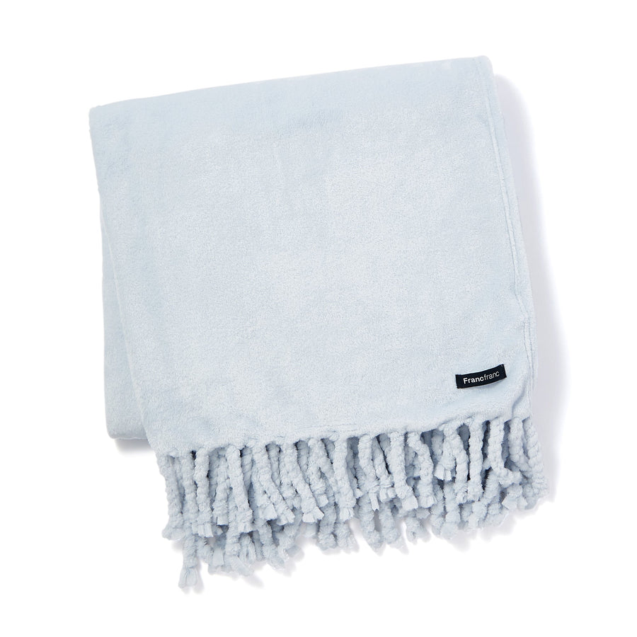 Gordis Throw (Knee Blanket) 1700 x 1300 Light Blue [Spring/Summer Model]