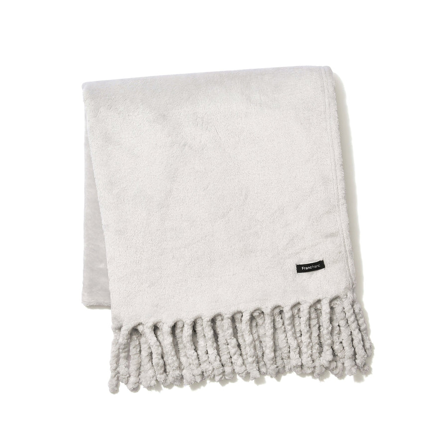 Gordis Throw (Knee Blanket) 1500 x 800 Light Gray [Spring/Summer Model]