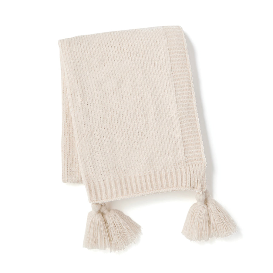 Shirley Throw (Knee Blanket) 1500 x 800 Ivory [Spring/Summer Model]