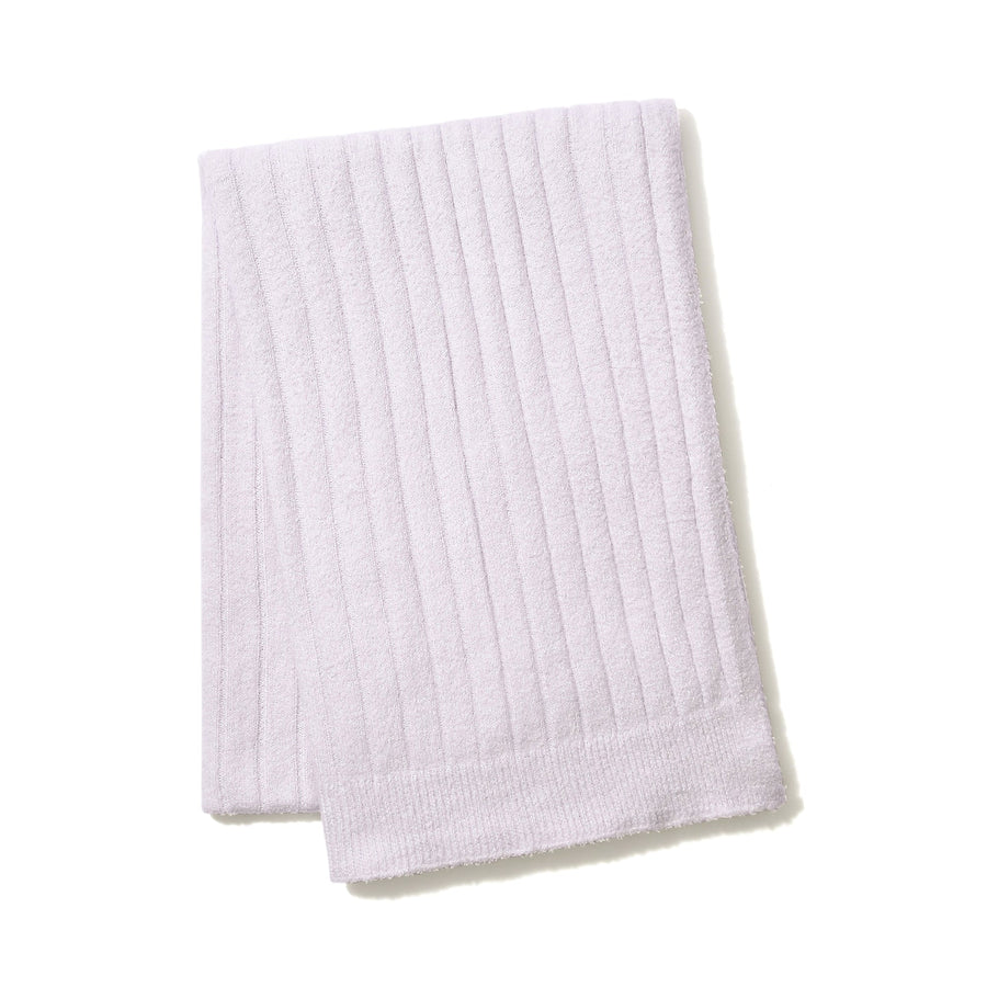 Melty knit throw (lap blanket) 1700 x 1000 Light purple