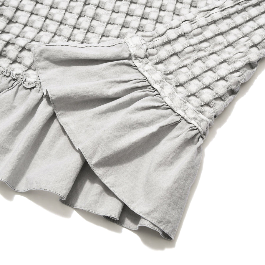 Smooth Waffle Throw (Knee Blanket) 1700 x 1300 Gray