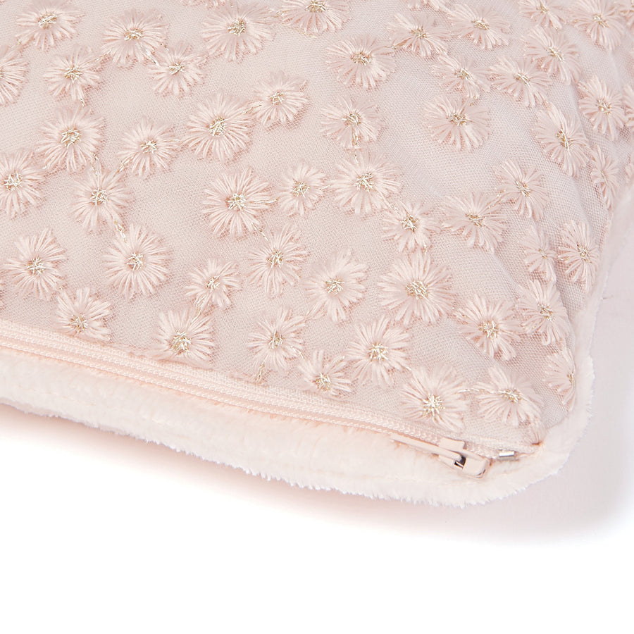 Tulle portable throw (lap blanket) 1400 x 700, light pink [2024 Spring/Summer model]