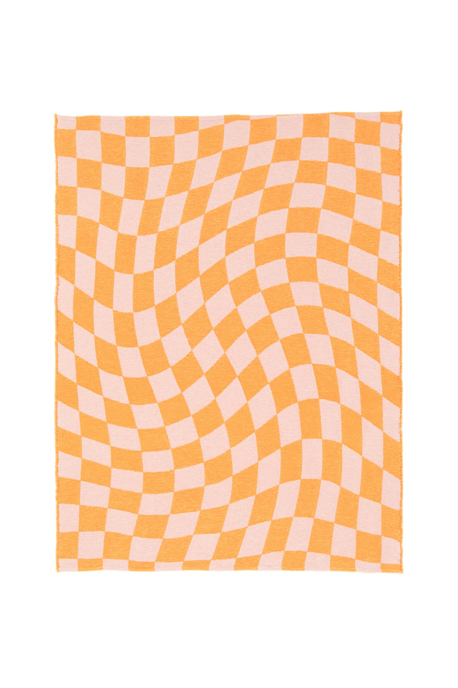 チェッカーボード スロー 1700×1300 ピンク×オレンジ