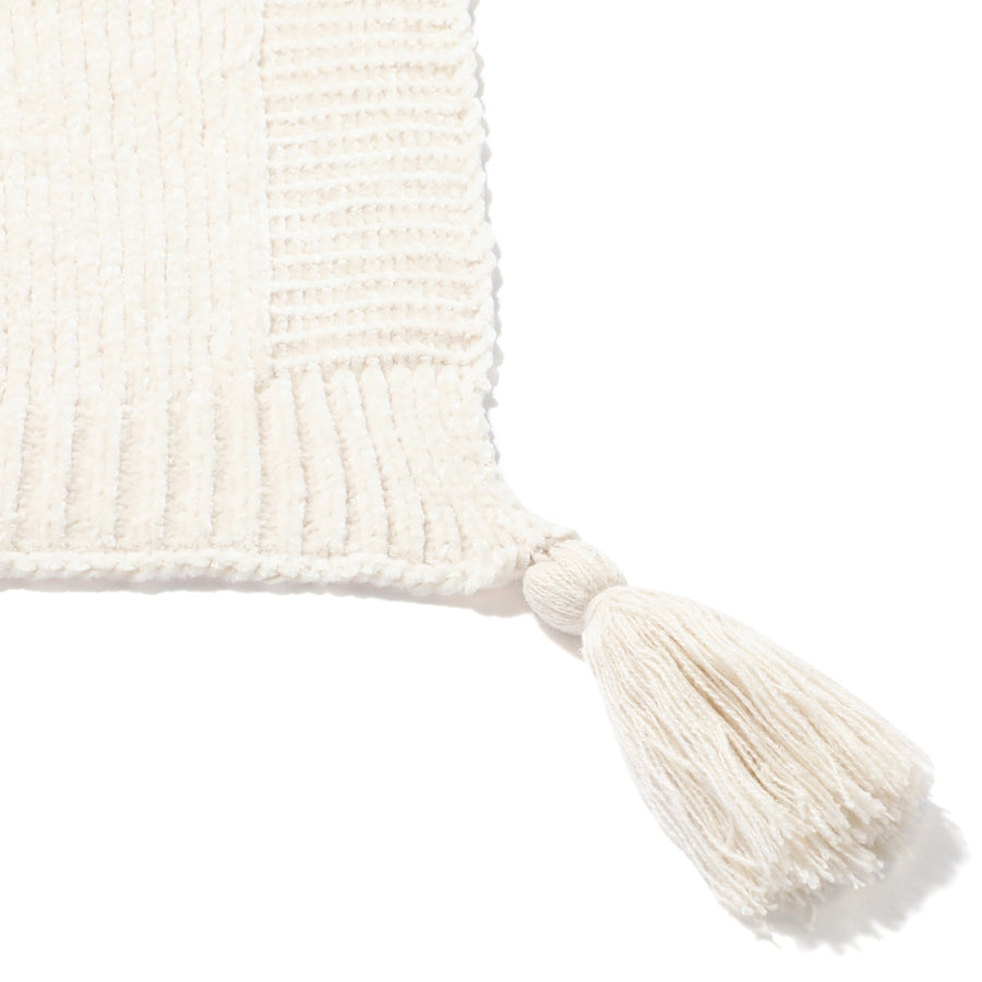 シャーリー スロー（ひざ掛け）1500×800 アイボリー