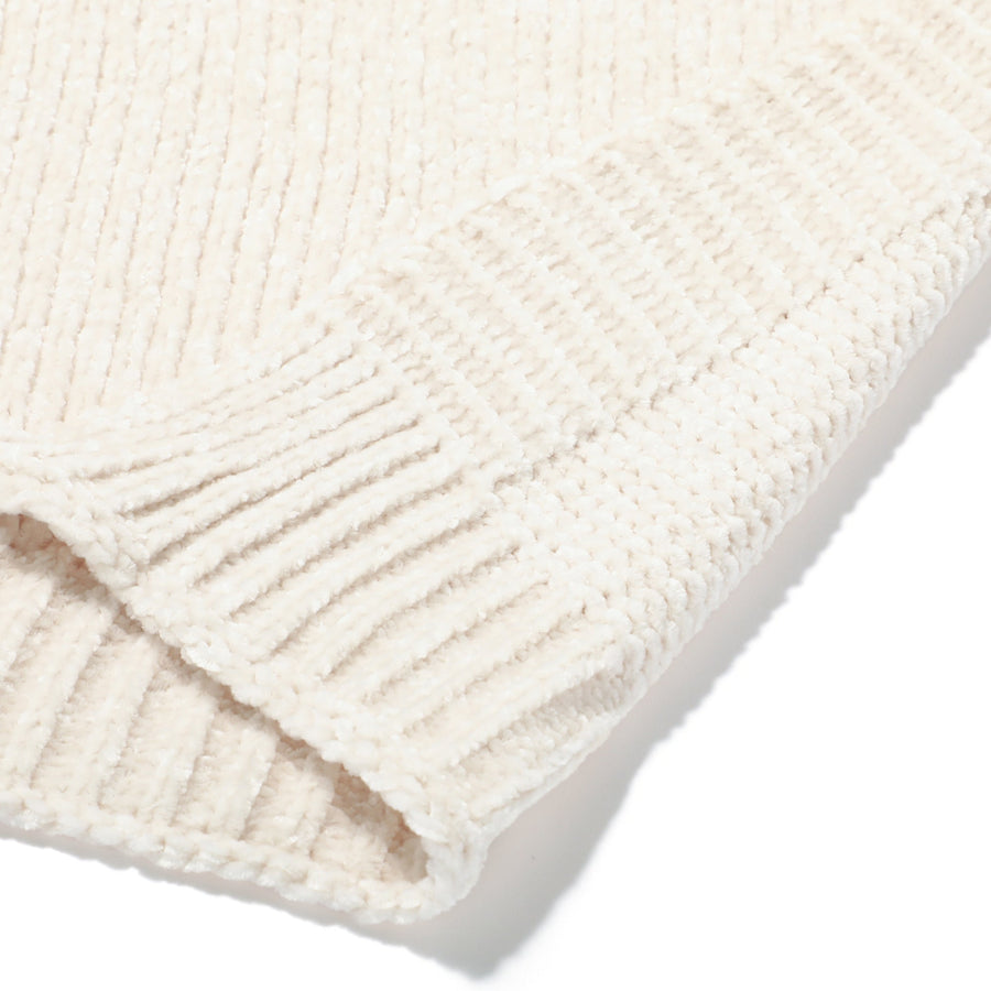 シャーリー スロー（ひざ掛け）1700×1300 アイボリー