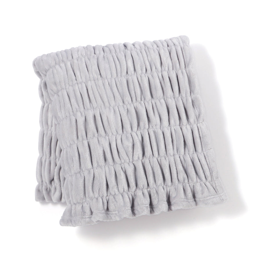 フラッフィーリップル スロー（ひざ掛け）1700×1300 グレー