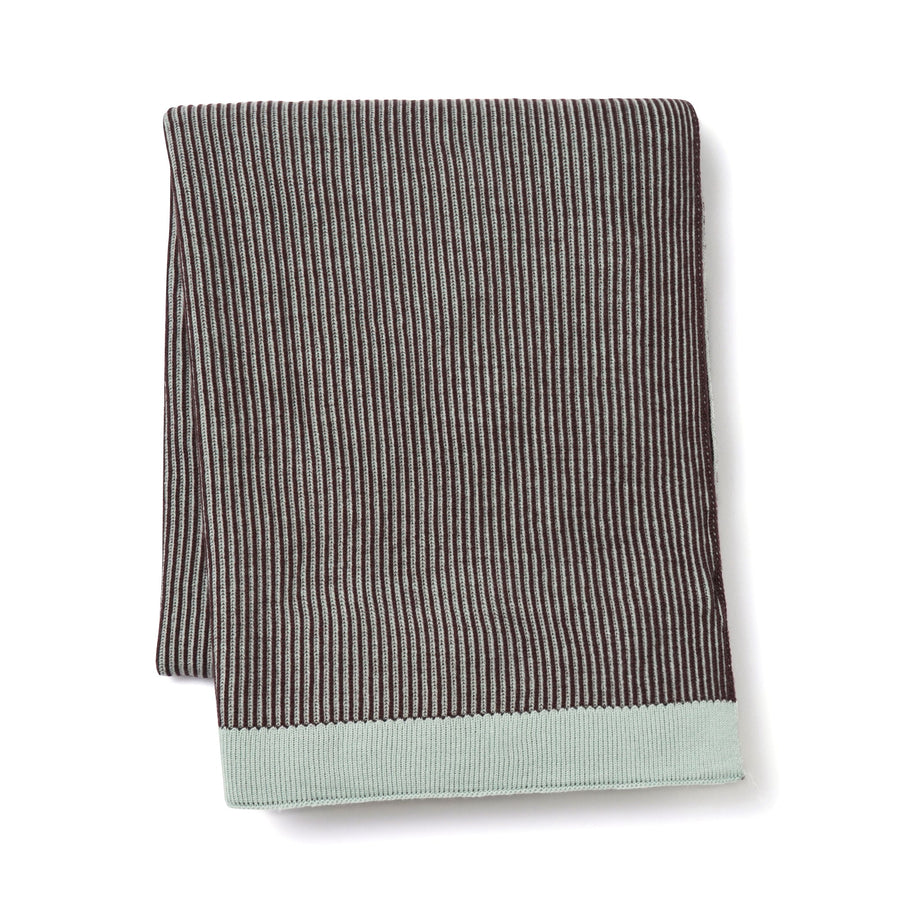 リバーシブルニット スロー（ひざ掛け）1700×1300 ミント