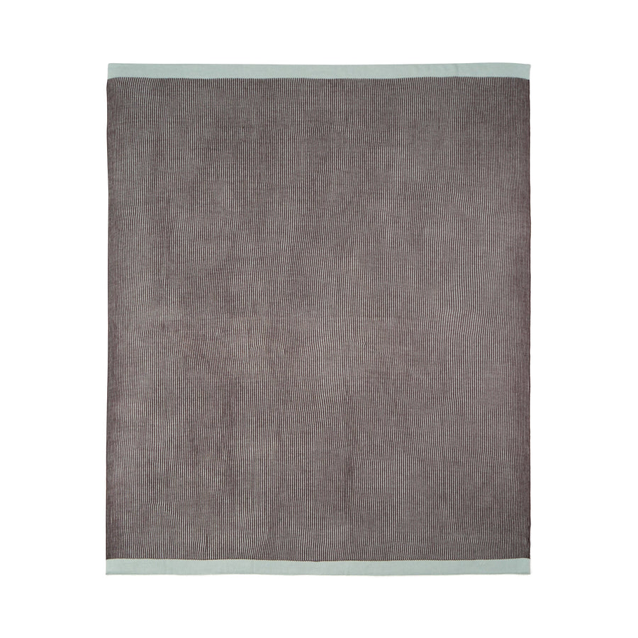 リバーシブルニット スロー（ひざ掛け）1700×1300 ミント