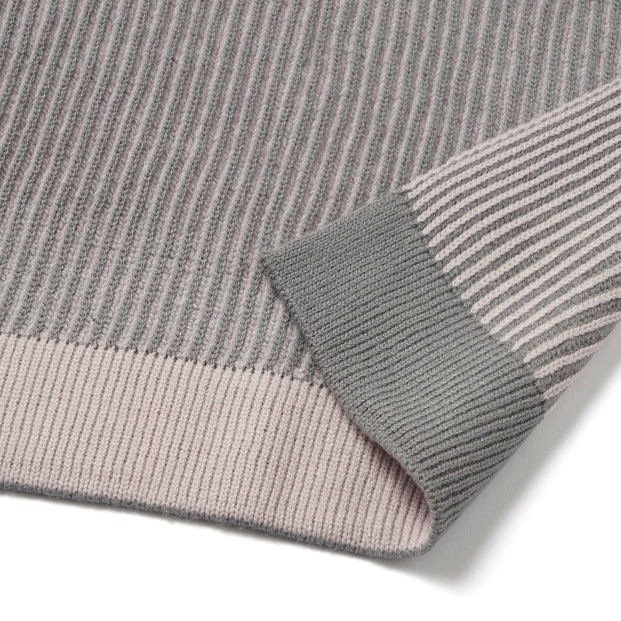 リバーシブルニット スロー（ひざ掛け）1700×1300 ピンク