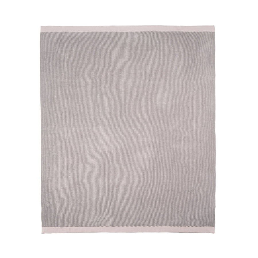 リバーシブルニット スロー（ひざ掛け）1700×1300 ピンク