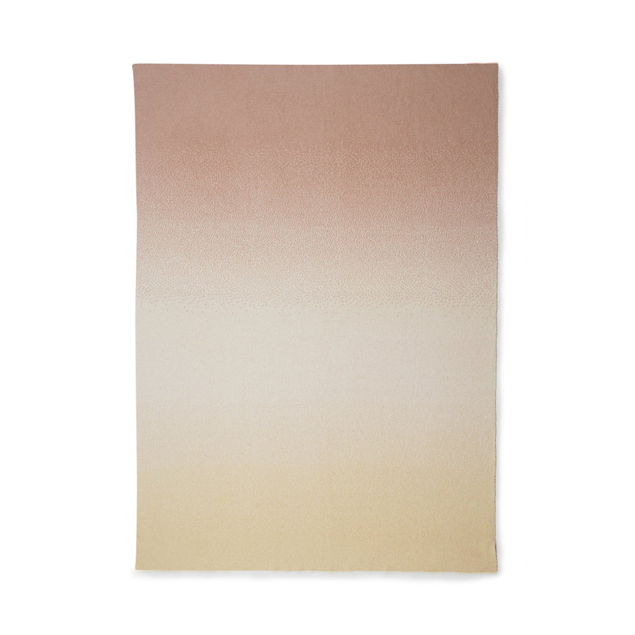 CICA加工 グラデーション スロー（ひざ掛け）1700×1300 オレンジ