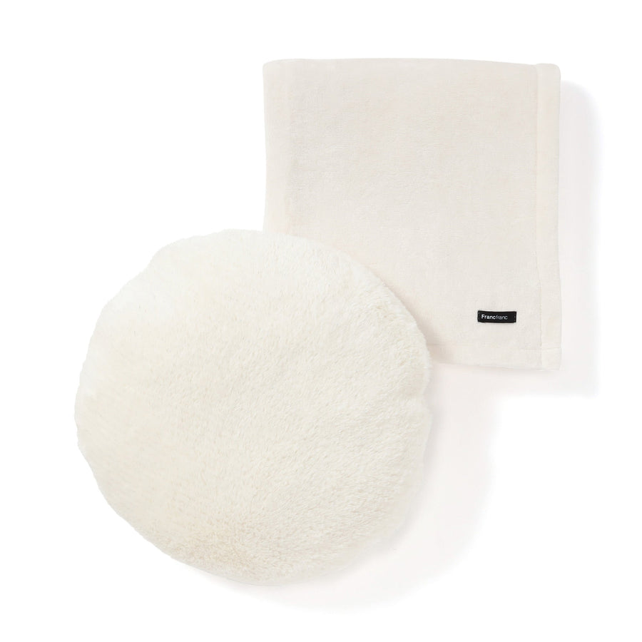 クッションになるスロー 1400×1000 アイボリー