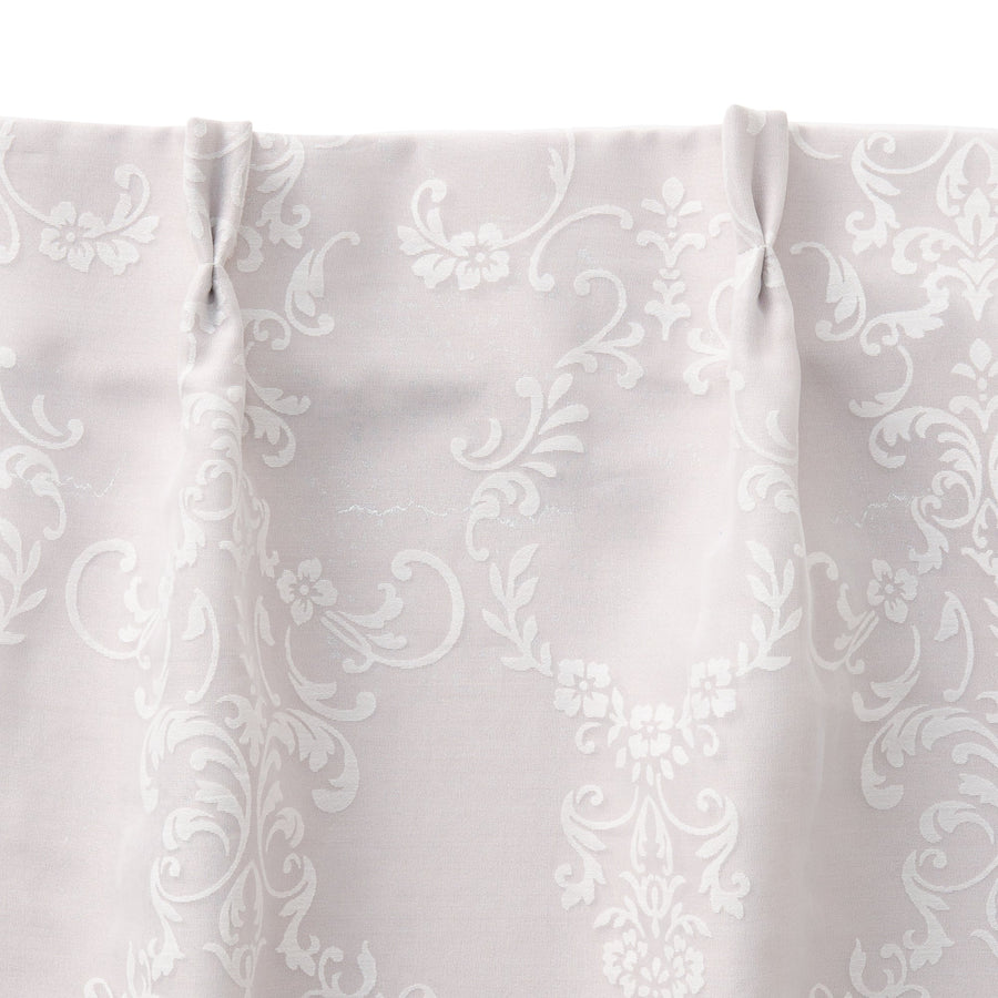 Bliss x Lucila Double Curtain H1780 x W1000 Light Purple (Lace &amp; Drape/Ready-made)