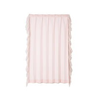 Francfranc フリル×ラメリア ダブルカーテン ピンク2枚セット Francfranc フリル×ラメリア ダブルカーテン ピンク2枚セット