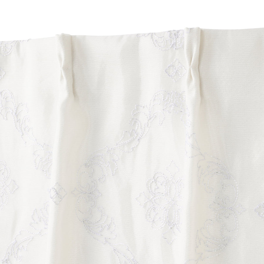 Lame x Remanifi Double Curtain H2000 x W1000 Ivory (Lace &amp; Drape/Ready-made)