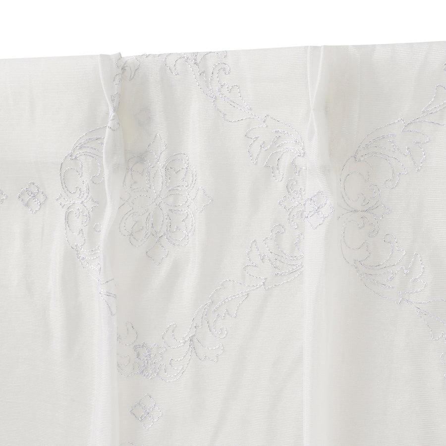 Remanifi lace curtains H1330 x W1000 White (lace/ready-made)